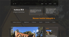Desktop Screenshot of houtbouw-mg.be